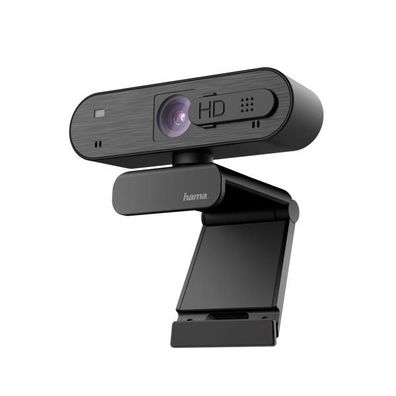 Hama C-600 Webcam 1080p Full HD mit Mikrofon (PC Webcam für Homeoffice und Gaming,