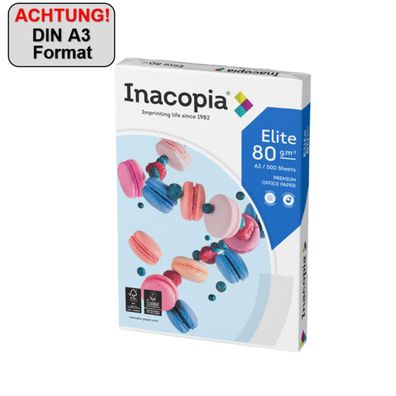 Inacopia Kopierpapier elite 2100007653 A3 80g 500 Bl./Pack