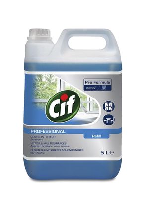 Cif 7517832 Cif Professional Oberflächenreiniger "Glas & Fläche", 5 L