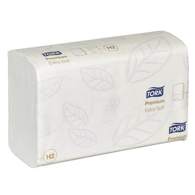 Tork 100297 Papierhandtuch Premium 100297 21x34cm 2lagig weiß 2.100 Bl./Pack