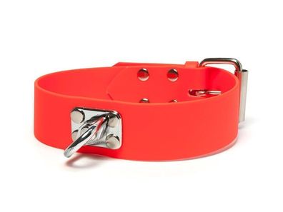 Mystique® Biothane Schweisshalsband 38mm neon orange