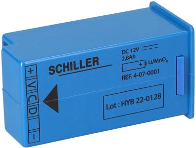 Batterie für Bruker Schiller Defi Fred Easy - 12V 2,8Ah