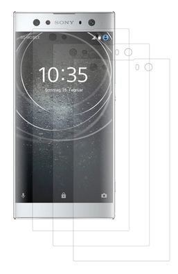 3x Sony Xperia XA2 Ultra Displayschutz Folie Schutzfolie Anti Reflex Ultra Clear