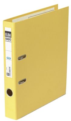 Elba 100022620 Ordner rado plast PVC/PVC - A4, 50 mm, gelb