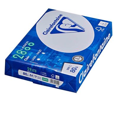 Clairefontaine 2800C Kopierpapier Laser2800 DIN A4 80 g/qm 500 Blatt