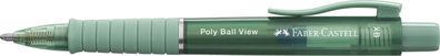 FABER-CASTELL 145754 FABER-CASTELL Kugelschreiber Poly Ball View grün Schreibfarbe