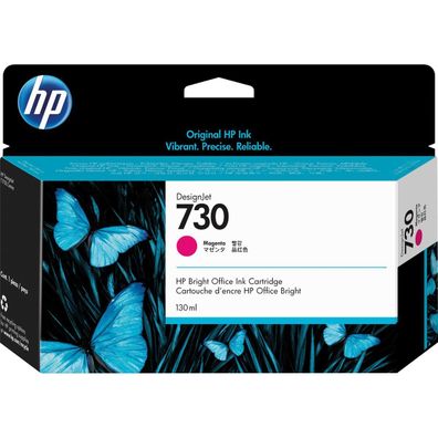 HP Tintenpatrone P2V63A Nr.730 130ml magenta