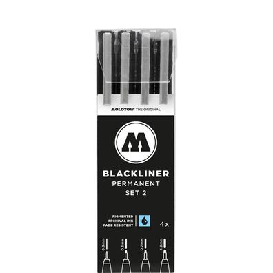 Molotow 52-MO200487 Molotow Blackliner Set 2