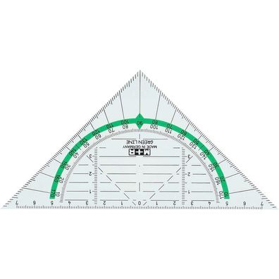 M + R 723170810 Geometriedreieck GreenLine 16,0 cm