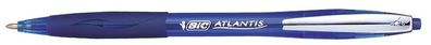 BiC® 902132 Druckkugelschreiber ATLANTIS® Soft - 0,4 mm, blau (dokumentenecht)