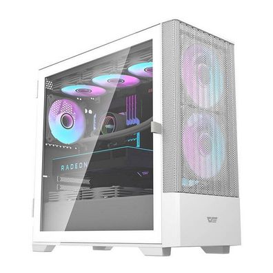 Darkflash - DK415 White + 2 fans - Computergehäuse