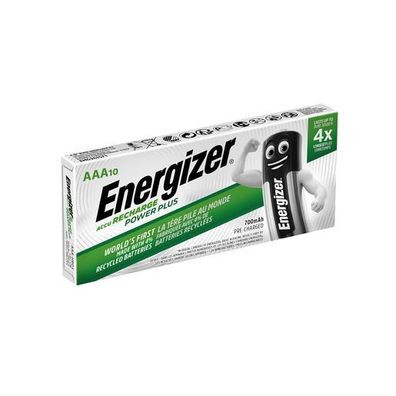 Energizer E300626404 Akku Rechargeable Power Plus Micro AAA/HR03 10ST PowerPlus