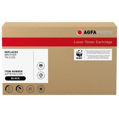 AgfaPhoto Toner APTBTN2120E wie Brother TN-2120 schwarz