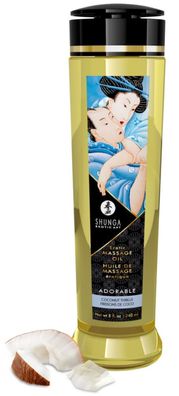 240 ml - SHUNGA Massage Öl Adorable (Coconut Thrills) 240ml