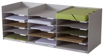 Paperflow 535.02 Formularbox für Rollladenschrank easyOffice grau