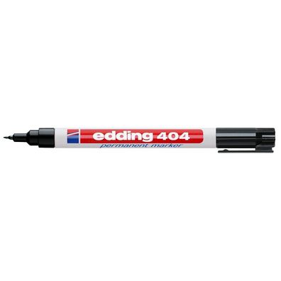 edding 404 10er Permanentmarker schwarz 0,75 mm