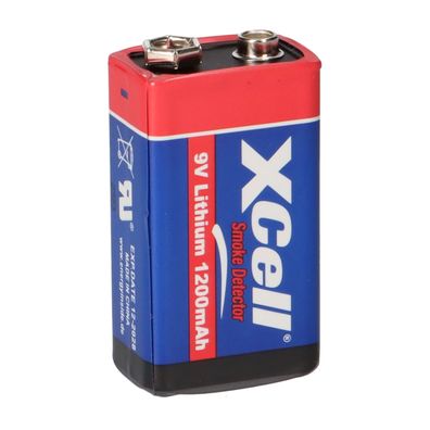 XCell Lithium Batterie 9V-Block 1200 mAh CR9V/P