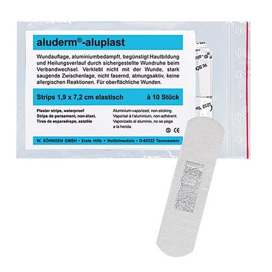 aluderm Pflasterstrip aluplast 1009166 19x72cm el. 10 St./Pack