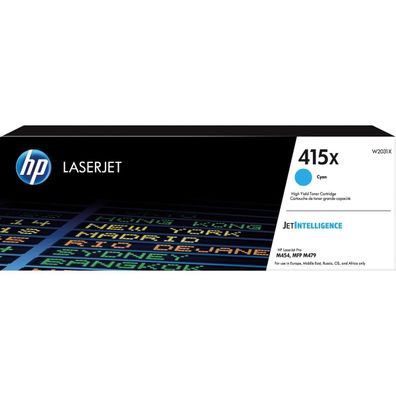 HP 415X (W2031X) cyan Tonerkartusche