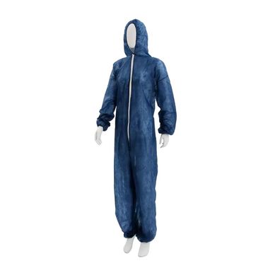 MED-COMFORT Overall mit Kapuze, dunkelblau, Gr. XXL | Packung (1 Stück) (Gr. XXL)