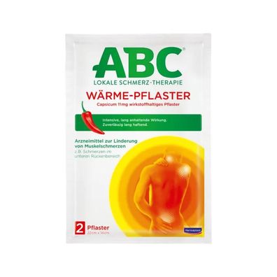 Hansaplast ABC Wärme-Pflaster Capsicum 11 mg2 Stück - B001NZ7TFU | Packung (2 Stück)