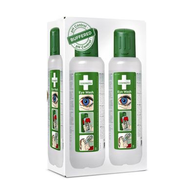 Holthaus Augenspülflasche, stationär 2 x 500 ml | Packung (2 Stück)