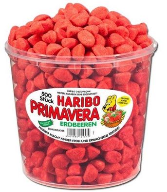 Haribo Primavera Erdbeeren klein 500 St. 1,15kg