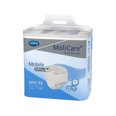 Hartmann MoliCare® Premium Mobile Gr. XL, 6 Tropfen | Packung (14 Stück) (Gr. XL)