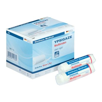 Ypsigaze Mullbinde CV/CO, 4 cm x 4 m, Klinikpackung à 20 - B07DVK7PCN | Packung (