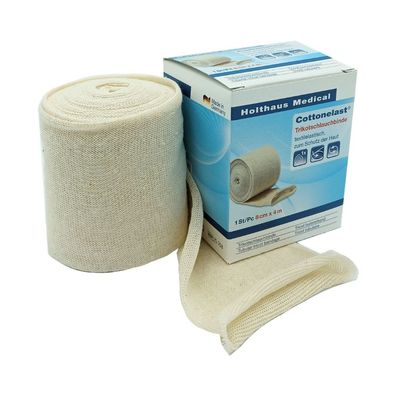 Holthaus Cottonelast® Kurzzug-Binde 6 cm x 4 m | Packung (1 Stück)