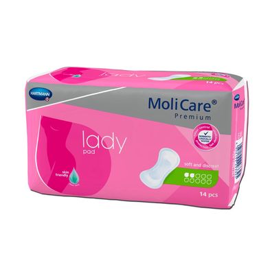 Hartmann MoliCare® Premium lady pad Einlagen 1,5 Tropfen | Packung (14 Stück)