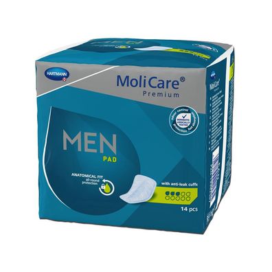 Hartmann MoliCare Premium MEN PAD 3 Tropfen | Packung (14 Stück)