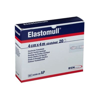 BSN Elastomull®, elastische Fixierbinde 4 cm x 4 m | Packung (20 Binden)