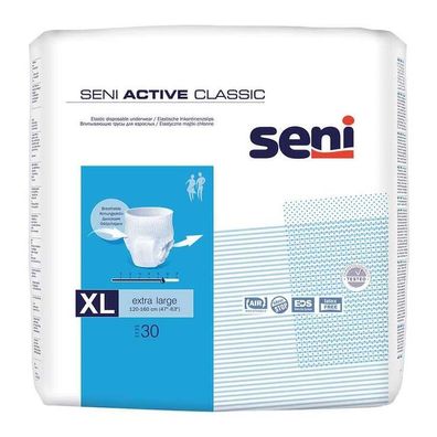 Seni Active Classic Inkontinenzslip, Größe XL, 1 Packung = 30 Stück