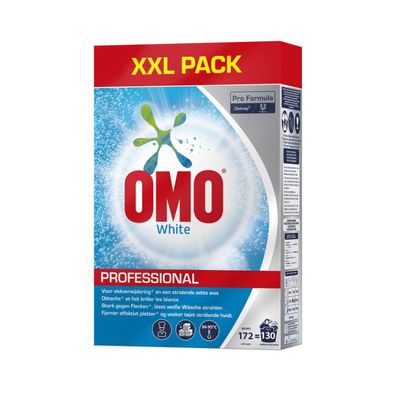 OMO Professional White, Vollwaschmittel 8,4 kg XXL Pack | Packung (8400 g)