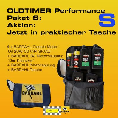 Oldtimer Performance-Ölwechselpaket "S" mit Tasche: