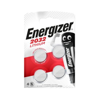 Energizer Ultimate Lithium Knopfzelle CR 2032 | Packung (4 Stück)