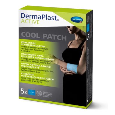 Hartmann DermaPlast® ACTIVE Cool Patch Kühlpflaster, selbstkühlend, 10 x 14 cm