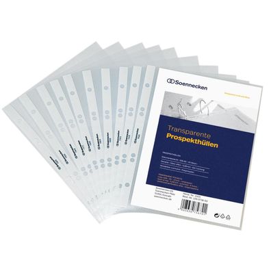 Soennecken Prospekthülle 1505 DIN A5 PP transparent 10 St./Pack