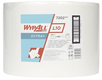 Wypall® 7202 Wischtuchrollen L20 - 1-lagig, weiß, 1000 Tücher