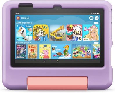 Amazon Fire 7 Kids Edition-Tablet (2022) 17,7 cm (7 Zoll) Display, 16 GB, violette