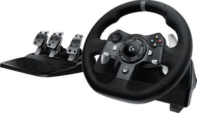 Logitech G920 Racing Lenkrad Driving Force für Xbox One, PC, Schwarz