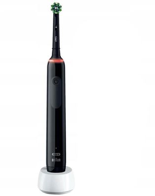 Oral-B Pro3 3400N Black, 2x Cross Action Aufsatz, Black Edition