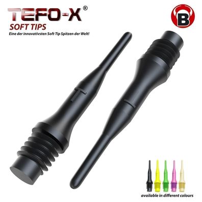 BULL'S Tefo-X Soft Tips 6mm(2BA), gelb / Inhalt 1 Stück