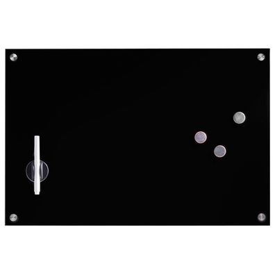 Zeller 11661 Glas-Magnettafel 60,0 x 40,0 cm schwarz