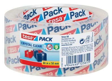 tesa® 57807-00000-01 Verpackungsklebeband tesapack® Crystal Clear - 50 mm x 66 m,