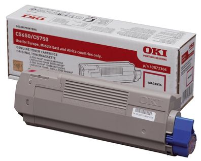 OKI 43872306 OKI Toner magenta, 2.000 Seiten, 43872306