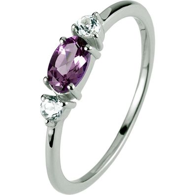 Jacques Lemans - Ring Sterlingsilber mit Amethyst - SE-R113D