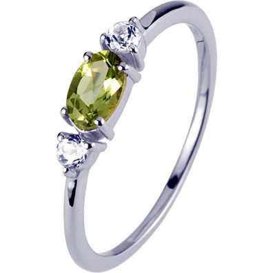 Jacques Lemans - Ring Sterlingsilber mit Peridot - SE-R113B