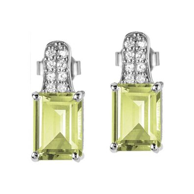 Jacques Lemans - Ohrstecker Sterlingsilber mit Peridot - SE-O114B